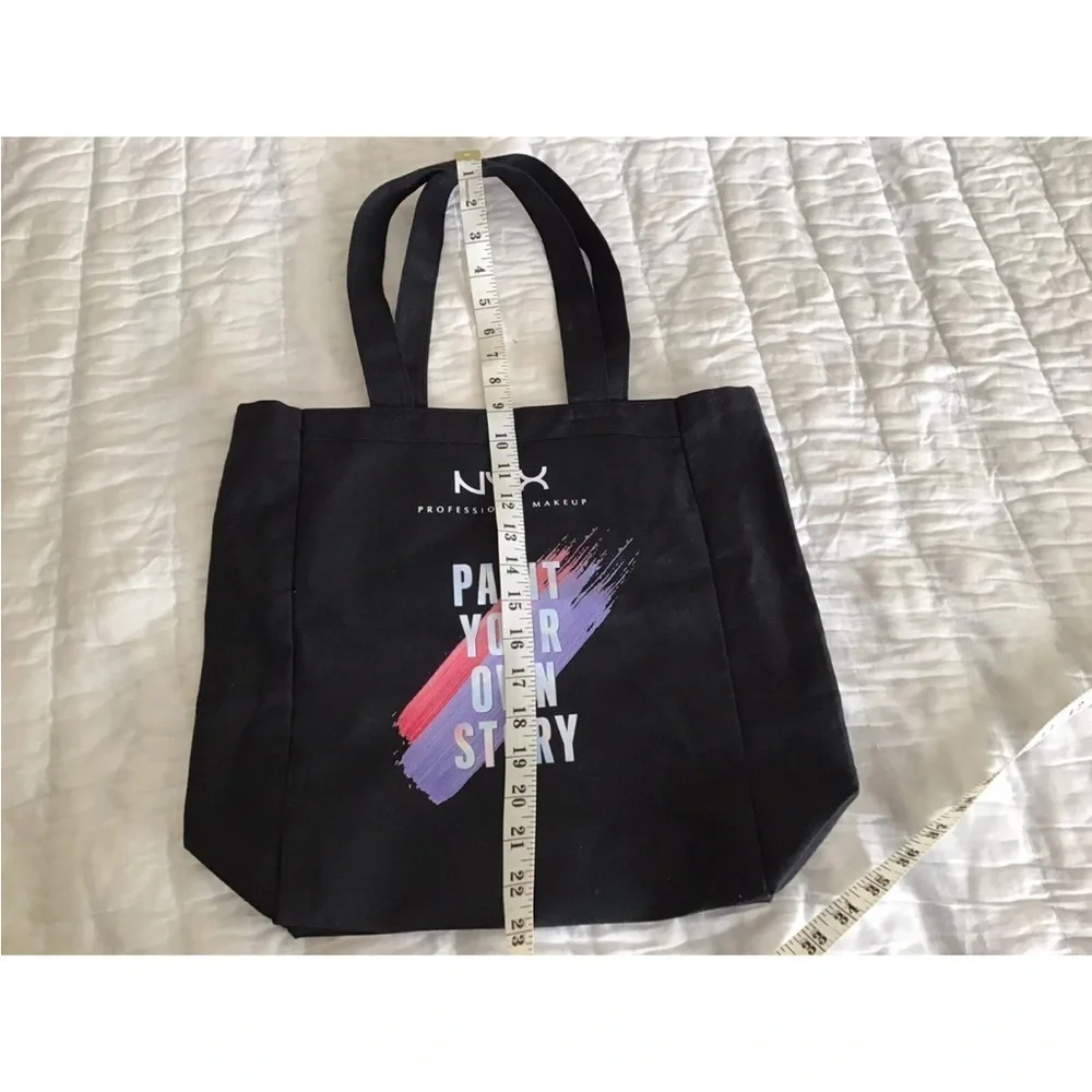 NYX PAINT YOUR OWN STORY Canvas Tote - BRAND NEW
